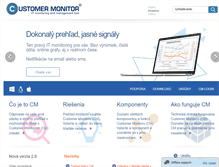 Tablet Screenshot of customermonitor.sk