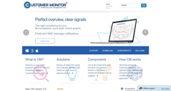 Desktop Screenshot of customermonitor.eu